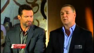 Superstars : Hugh Jackman and Russell Crowe