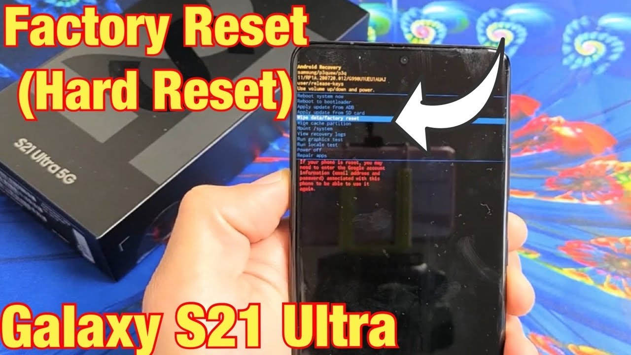 How To Factory Reset (Hard Reset) Galaxy S21 Ultra - YouTube