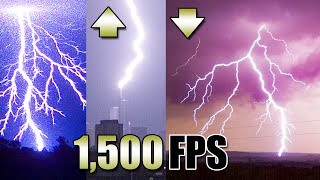 Lightning in 1,500 FPS Slow Motion MEGA-Compilation