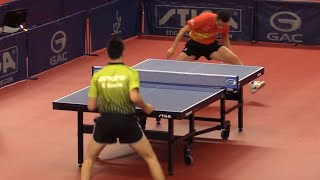 THE MOST ENTERTAINING TABLE TENNIS PLAYER - PERFECT CAMERA ANGLES