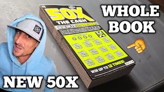 Whole Book - New 50X The Cash Tickets from the Florida Lottery!