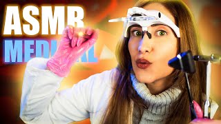 ASMR VISITA MÉDICA FAST: nervios craneales, vista, oido,olfato,gusto | ASMR español with Sasha