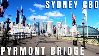 Sydney City Walk | Pyrmont Bridge | Darling Harbour to Queen Victoria Building | NSW Australia 2021