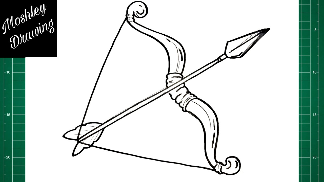 Easy To Draw Bow And Arrow