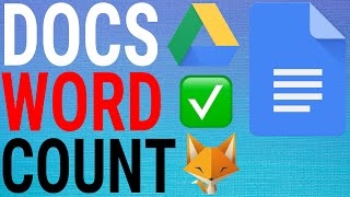 How To See Word Count on Google Docs