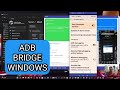 ADB  - INSTALL . SET UP - WINDOWS to ANDROID BRIDGE
