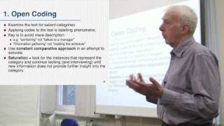 Grounded Theory - Open Coding Part 1