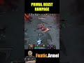 PRIMAL BEAST RAMPAGE | Fnatic.Armel | IMBA MID LANE HERO SUPER CRAZY TANKY BEAST #dota2 #dota2shorts