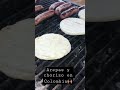 Arepas and Chorizo at the stand in Cali Colombia. #shorts