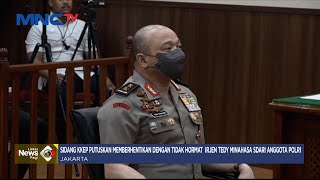 Sidang Kode Etik, Irjen Teddy Minahasa Diberhentikan dengan Tidak Hormat dari Polri