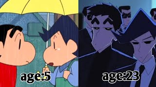 Shinchan characters ages comparison #shinchan#excitingsurprise