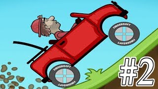 Hill Climb Racing - Gameplay Walkthrough Part 2 - Jeep New Vehicles (iOS, Android)