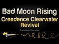 Creedence Clearwater Revival - Bad Moon Rising (Karaoke Version)