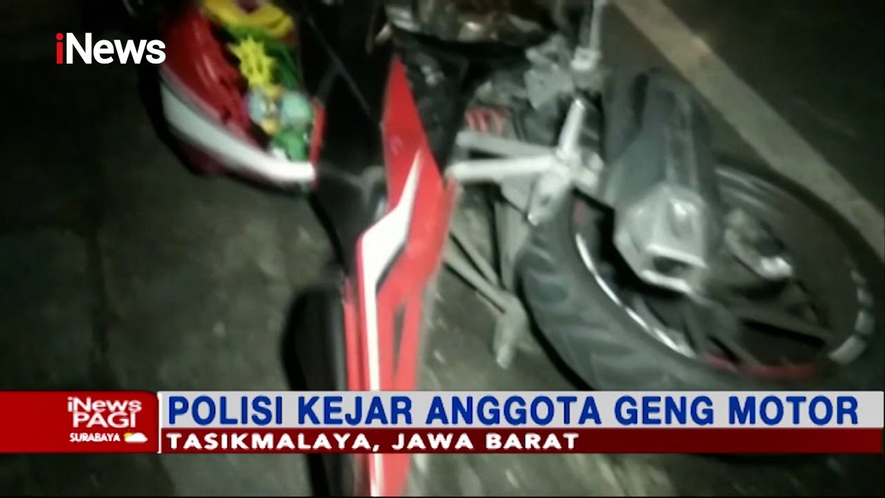 Polisi Kejar Anggota Geng Motor Di Tasikmalaya, Jawa Barat #iNewsPagi ...