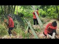 17-year-old single mother builds bamboo house alone, starts new life