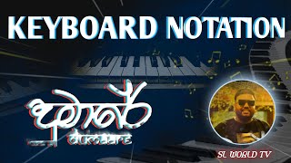 DUMARE (දුමාරේ) keyboard notation with playing 🎹🎶  || #Dumaresong#new#keyboard notation#robeejay ❤️💫