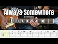 Always Somewhere -  Scorpions - Guitar Instrumental Cover + Tab