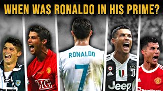 When was Cristiano Ronaldo in his Prime?