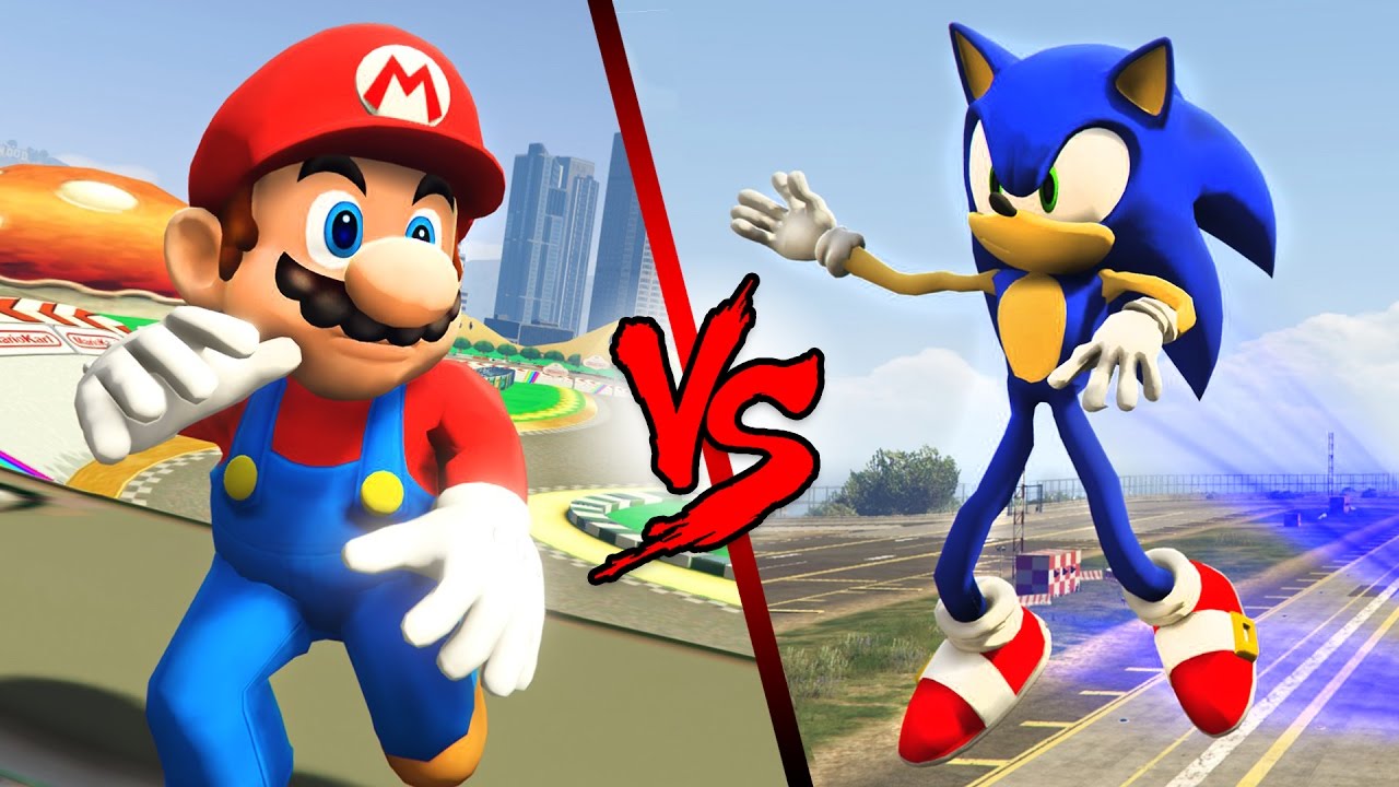 Mario Vs Sonic Youtube