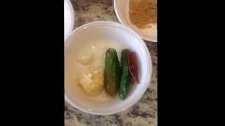 Sanka's Kitchen! - Indian Yellow Cucumber Chutney (dosakai chutney)