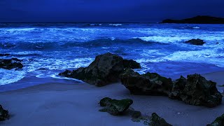 Fall Easily Asleep On The Beach - Regain Your Energy Overnight, Sleeping With Ocean Sounds of Waves
