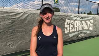 UNCW’s Rachel Marthinsen on 2021 CAA Women’s Tennis Championships