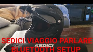 HOW TO PAIR SEDICI VIAGGIO PARLARE HELMET TO PHONE