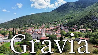 Gravia, Phocis, Greece - by drone [4K]. #village