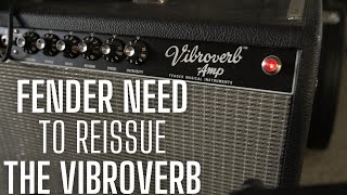 Fender NEED To reissue the Vibroverb 64 - the PERFECT BLUES AMP for Stevie Ray Vaughan \u0026 John Mayer