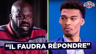 🏀 Wembanyama mis en garde par le Shaq et il n'a pas peur de lui répondre ! 🌵