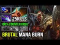 WTF 1st Item Diffusal Mana Burn Machine 1v5 Hyper Carry Troll Warlord EZ Counter Ursa Dota 2