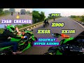 ZX6R CRASHED? | DRAG RACE | ZX10R VS ZX6R  VS Z900 HYPER RIDING | A2 BIKER