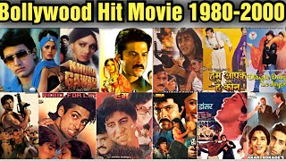 1980-2000 Bollywood Hit Hindi Movies List | Bollywood hit movie list | All time Hit Movies