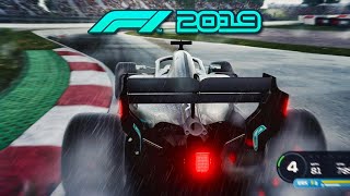 F1 2019 4K GAMEPLAY: Lewis Hamilton in the Wet