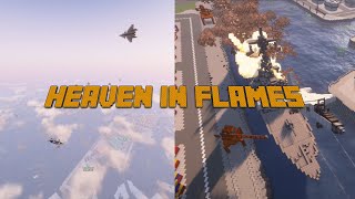 LARGE scale AIR ASSAULT in Minecraft: Attack On Heaven Port (with BGM)