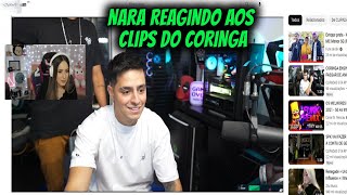 NARA REAGINDO AOS CLIPS DO CORINGA