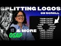 GSAP SPLITTING TEXT ON SCROLL -  Elementor Wordpress Tutorial Flex Container
