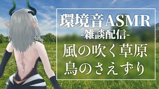 草原に吹く風と鳥のさえずり￤環境音雑談￤ライザ陛下/Vtuber