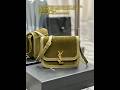 YSL SOLFERINO MEDIUM SOFT SATCHEL IN SUEDE AND SMOOTH LEATHER 635025