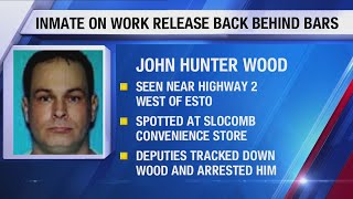Covington County Inmate is back behind bars