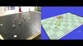 Flocking multi-robot system