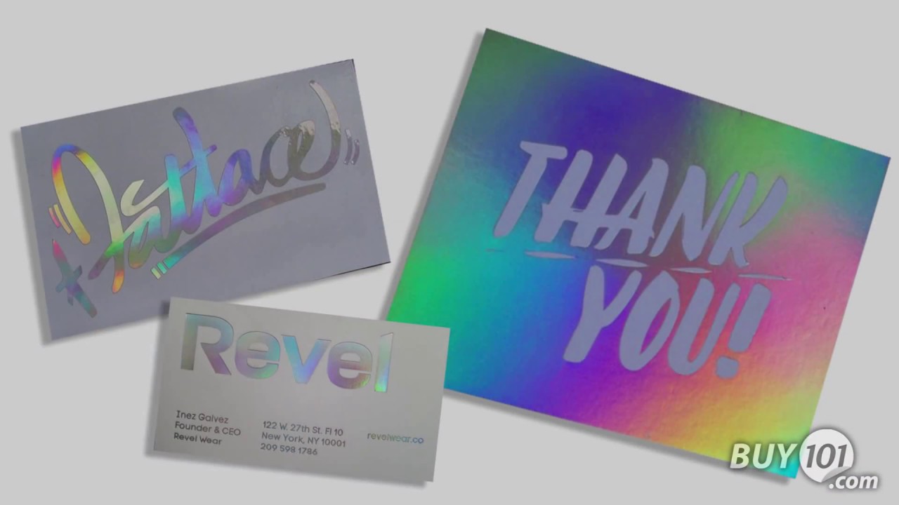 Iridescent Toner Foil From Binding101 Youtube