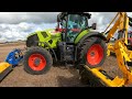 2021 Claas Axion 830 CMATIC 6.7 Litre 6-Cyl Diesel Tractor (225/240HP) with McConnel Cutter