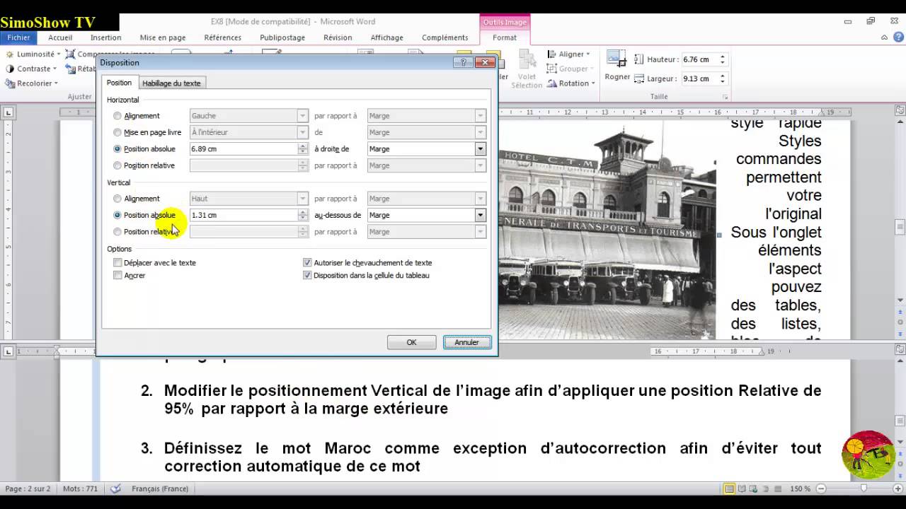 Cours Et Formation Microsoft Word 2010 - Ateliers MOS N°8 -francais ...