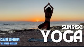 Rise and Shine: Empower Your Inner Warrior with Sunrise Yoga! #yoga #sunrise #sunriseyoga