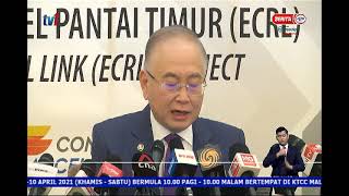 5 APR 2021 – BERITA PERDANA – PEMBINAAN JAJARAN SEKSYEN “C” ECRL DITERUSKAN