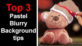 Top Tips - Draw / Paint a Blurry Bokeh Background with Pastels - Christmas Drawing