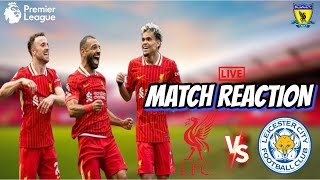 LIVERPOOL VS LEICESTER CITY | MATCH REACTION | LIVERPOOL PLAYER RATINGS