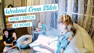 ✨ WATCH ME STITCH ✂ What I Stitched in ONE Night 🌠 Stitching at Home ⏰ TIME LAPSE