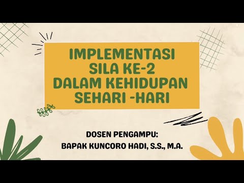 Implementasi Sila Ke 2 Dalam Kehidupan Sehari Hari Youtube